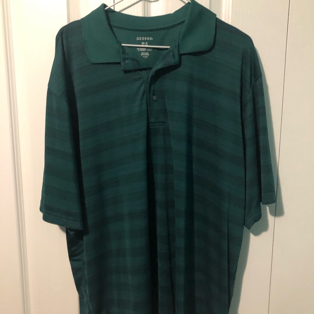 George Men's Dark Teal Polo Shirt